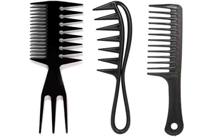 popular wide-tooth comb styles