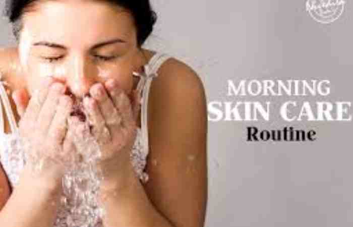 skincare morning routine
