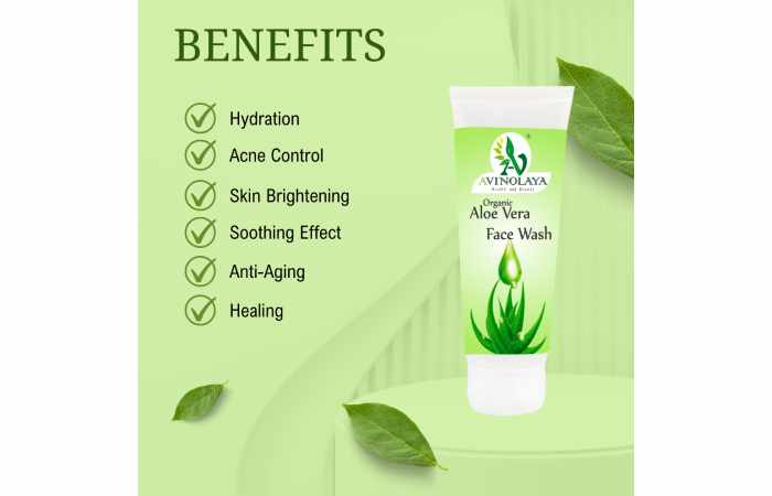 aloe vera face wash benefits for acne-prone skin
