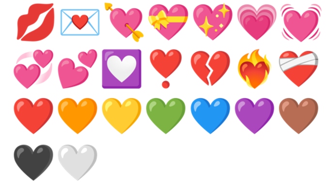 heart emojis