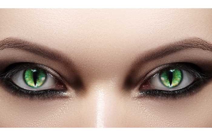 how colored contact lenses change the eyes