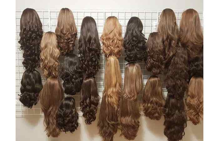 types of human hair used in lace front wigs