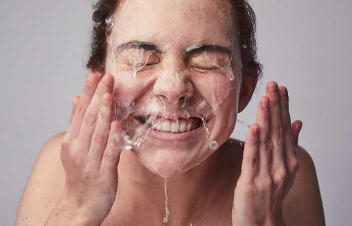 clean your face first