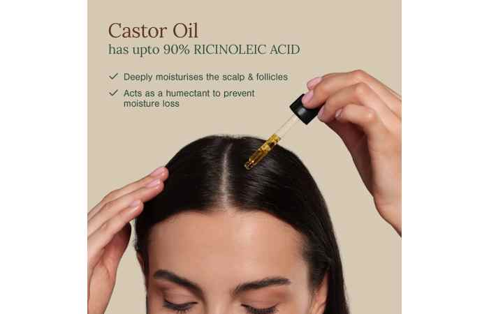 Castor oil for fuller-looking hair