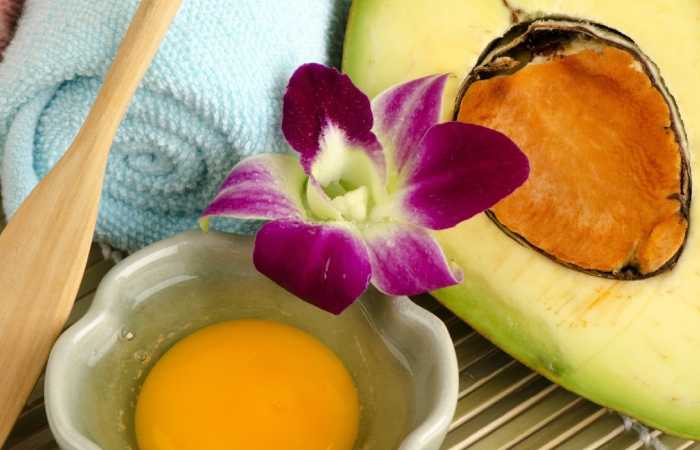 avocado and egg hair mask
