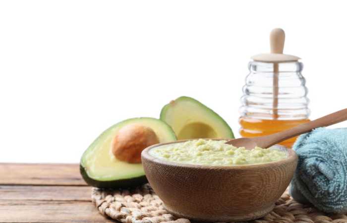 avocado and honey hair mask