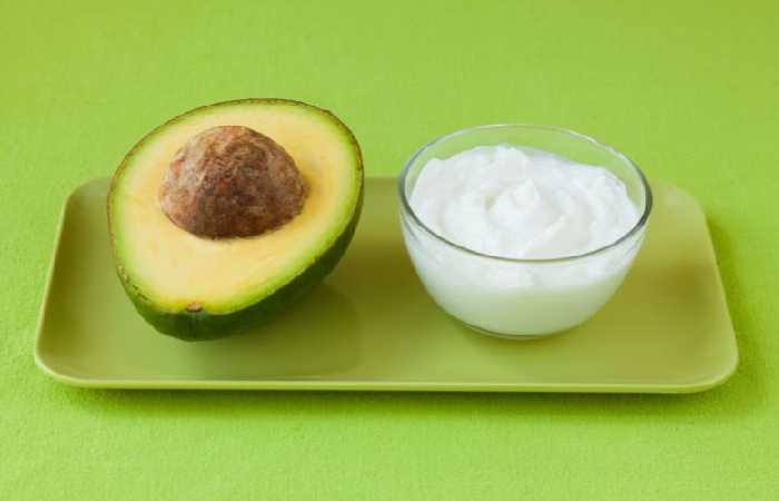 avocado and yogurt hair mask