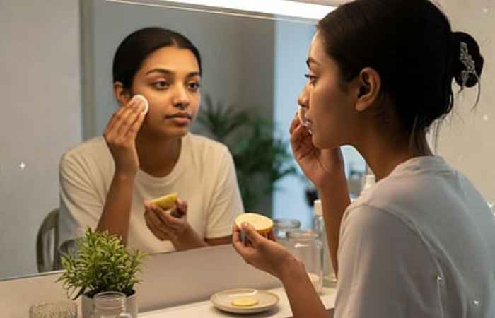 how to use potato juice on the face