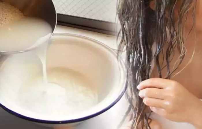 how to use rice water on hair