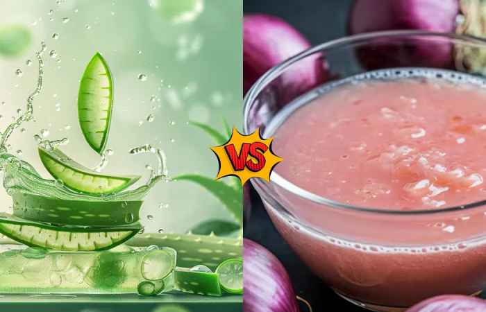 onion juice with aloe vera