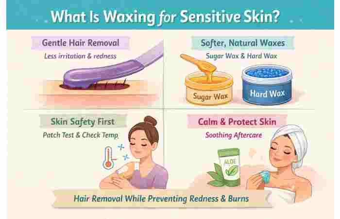 what is waxing for sensitive skin